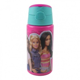 Gim Παγούρι Αλουμινίου με Καλαμάκι Flip Barbie 500ml