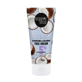 Organic Shop After Sun Coconut & Antioxidant Ενυδατική & Καταπραϋντική Κρέμα Προσώπου για Μετά τον Ήλιο 50ml