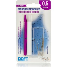 DOFT Interdental Brush Fuchsia 0.5mm 12 Pieces