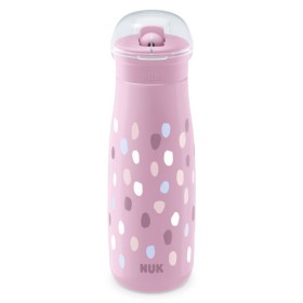 Nuk Mini-Me Flip Πλαστικό Παγούρι Από 12m+ Ροζ 450ml [10.225.327]