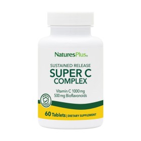 NATURES PLUS Super C Complex 1000mg Vitamin C Supplement 60 Tablets