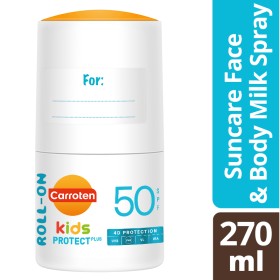 Carroten Kids Protect Roll-On Spf50+ Παιδικό Αντηλιακό Γαλάκτωμα σε Μορφή Roll-On 50ml