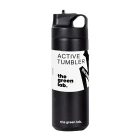 Boobam Τhe Bottle Aνοξείδωτο Μπουκάλι Μαύρο 600ml