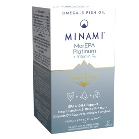 MINAMI MorEPA Platinum & Vitamin D3 60 Capsules
