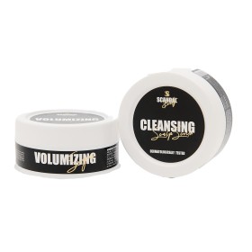 Scandal Beauty Promo Scalp Scrubs Double Cleansing Salt Απολέπιση για το Τριχωτό της Κεφαλής 80ml & Volumizing Sugar 80ml