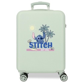 Joumma Bags Disney Stitch Just Chill Παιδική Βαλίτσα Καμπίνας Slim 55x38x20cm Μέντα