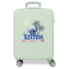 Joumma Bags Disney Stitch Just Chill Παιδική Βαλίτσα Καμπίνας Slim 55x38x20cm Μέντα