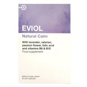 Eviol Natural Calm για το Άγχος 30 Μαλακές Κάψουλες Eviol Natural Calm για το Άγχος 30 Μαλακές Κάψουλες
