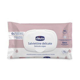 Chicco Delicate Μωρομάντηλα με 98% Νερό & Καπάκι 72 Τεμάχια Chicco Delicate Μωρομάντηλα με 98% Νερό & Καπάκι 72 Τεμάχια
