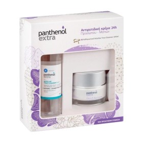 Panthenol Extra Promo Face & Eye Cream 24ωρη Αντιρυτιδική Κρέμα με Υαλουρονικό Οξύ για Πρόσωπο & Μάτια 50ml & Panthenol Extra Micellar True Cleanser 3 in 1 100ml