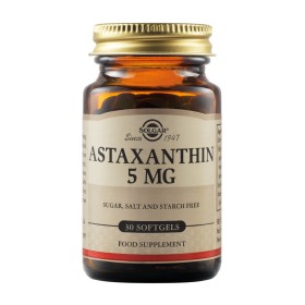 Solgar Astaxanthin 5mg 30 Μαλακές Κάψουλες Solgar Astaxanthin 5mg 30 Μαλακές Κάψουλες