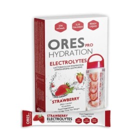 Eifron Ores Pro Hydration Electrolytes Strawberry Ηλεκτρολύτες με Γεύση Φράουλα 10 Φακελίσκοι