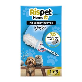 Risper Duster Kit Ξεσκονίσματος 1 Λαβή & 3 Ανταλλακτικά 3D Πανάκια 3 Τεμάχια