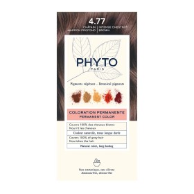 Phyto Paris Coloration 4.77 Καστανό Έντονο Μαρόν Μόνιμη Βαφή Μαλλιών