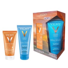 VICHY Promo Capital Soleil Dry Touch Protective Face Fluid Spf50 Αντηλιακή Προσώπου για Λιπαρές & Μικτές Επιδερμίδες 50ml & Capital Soleil Soothing After-Sun Milk Travel Size 100ml
