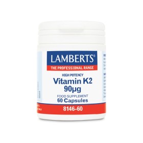 LAMBERTS Vitamin K2 90mg Συμπλήρωμα με Βιταμίνη Κ για Πήξη του Αίματος & Υγεία Οστών 60 Κάψουλες