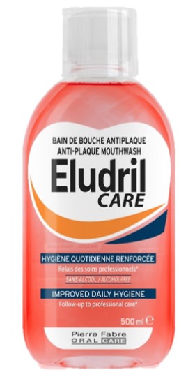Elgydium Eludril Care Στοματικό Διάλυμα κατά της Πλάκας & της Πέτρας 500ml