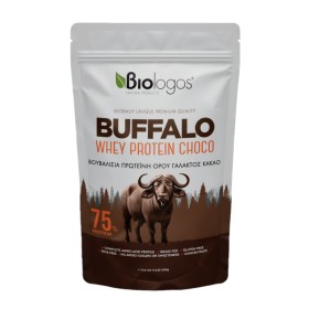 Βιολόγος Buffalo Whey Protein Choco Βουβαλίσια Πρωτεΐνη 75% Ορού Γάλακτος με Κακάο 500g