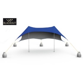 Terramare Salty Tribe Ελαστική Τέντα Παραλίας Aeolians 2.5x3m Blackout Royal Blue
