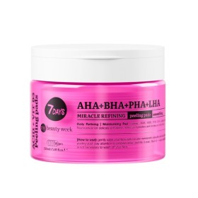 7days My Beauty Week Exfoliating Peeling Pads Aha & Bha-Pha & Lha Απολεπιστικά Δισκία 2 Όψεων 150ml