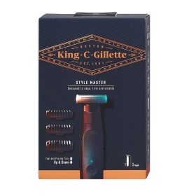 GILLETTE KING C Trimmer Style Master Hair Clipper With 3 Heads