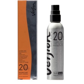 VERSION Sun Care SPF20 Invisible Mist Anti-Aging Waterproof Spray Sunscreen with Anti-Aging Action 200ml