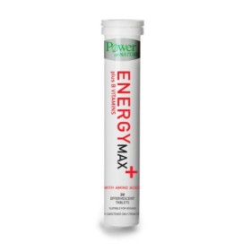 Power Of Nature Energy Max Plus Vitamins B With Amino Acids για Ενέργεια & Τόνωση 20 Αναβράζοντα Δισκία