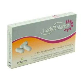 LADY BALANCE Vaginal Prebiotics Κολπικά Υπόθετα 12 Τεμάχια