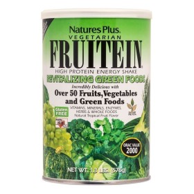 NATURES PLUS Frutein Revitalizing Green Foods Shake Συμπλήρωμα Πρωτεϊνών με Φρούτα & Λαχανικά 576g