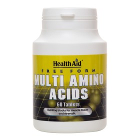 HEALTH AID Multi Amino Acids Συμπλήρωμα με Πολυαμινοξέα για Ενίσχυση του Μεταβολισμού 60 ταμπλέτες