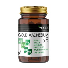 Inoplus Gold Magnesium x 5 για το Νευρικό Σύστημα 30 Ταμπλέτες Inoplus Gold Magnesium x 5 για το Νευρικό Σύστημα 30 Ταμπλέτες
