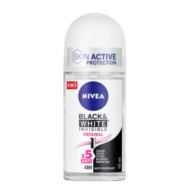Nivea Deo Roll-On Black & White Invisible Original Γυναικείο Αποσμητικό 50ml