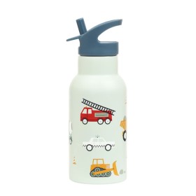A Little Lovely Company Stainless Steel Drink Bottle Vehicles Μπουκάλι με Διπλό Τοίχωμα από Ανοξείδωτο Ατσάλι 350ml