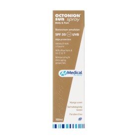 Octonion Sun Αντηλιακό Spray Προσώπου & Σώματος για Ενήλικες & Παιδιά Spf50 150ml Octonion Sun Αντηλιακό Spray Προσώπου & Σώματος για Ενήλικες & Παιδιά Spf50 150ml