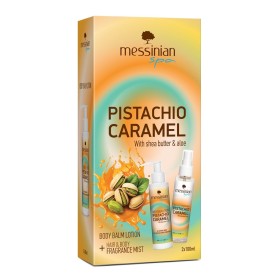 Messinian Spa Promo Body Balm Γαλάκτωμα Σώματος Pistachio Caramel 100ml & Hair & Body Ενυδατικό Mist Pistachio-Caramel 100ml