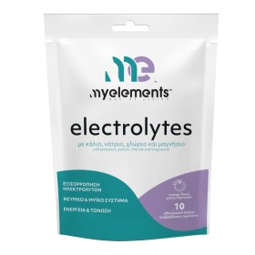 MY ELEMENTS Electrolytes with Potassium & Sodium & Magnesium for Electrolyte Balancing 10 Effervescent Tablets