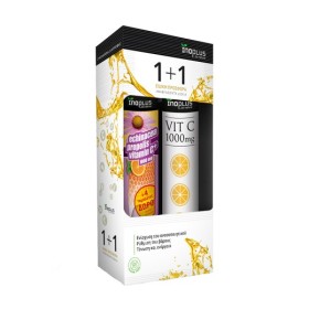 Inoplus Promo Echinacea Propolis Vitamin C 1000 mg 24 Αναβράζοντα Δισκία & Vit C 1000mg για Ενίσχυση του Ανοσοποιητικού 20 Αναβράζοντα Δισκία Inoplus Promo Echinacea Propolis Vitamin C 1000 mg 24 Αναβράζοντα Δισκία & Vit C 1000mg για Ενίσχυση του Ανοσοποιητικού 20 Αναβράζοντα Δισκία