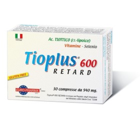 BIONAT Tioplus 600 Retard for the Nervous System 940mg 30 Capsules