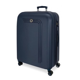 Movom Riga Blue Βαλίτσα Μεγάλου Μεγέθους Χρώμα Μπλε 56x80x29cm