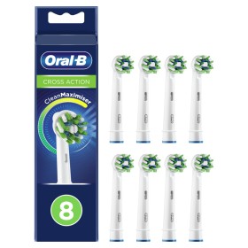 Oral-B Cross Action Aνταλλακτικές Κεφαλές για Ηλεκτρικές Οδοντόβουρτσες 8 Τεμάχια
