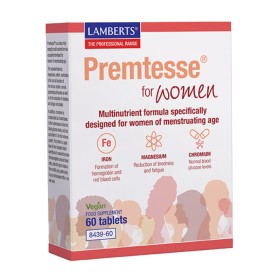 LAMBERTS Premtesse to Women Συμπλήρωμα για το Προεμμηνορυσιακό Σύνδρομο 60 Ταμπλέτες