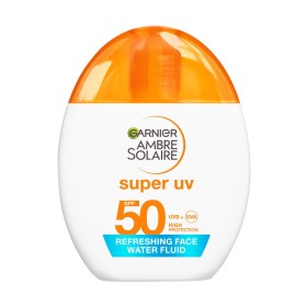 Garnier Ambre Solaire Super Uv Αόρατο Αντηλιακό Προσώπου Water Fluid Spf50 40ml Garnier Ambre Solaire Super Uv Αόρατο Αντηλιακό Προσώπου Water Fluid Spf50 40ml