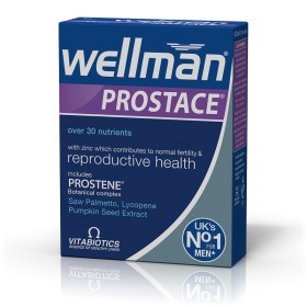 VITABIOTICS Wellman Prostace Συμπλήρωμα για τον Προστάτη 60 Ταμπλέτες