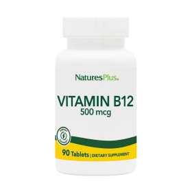 NATURES PLUS Vitamin B-12 500mcg για Νευρικό & Αιμοποιητικό Σύστημα 90 Ταμπλέτες
