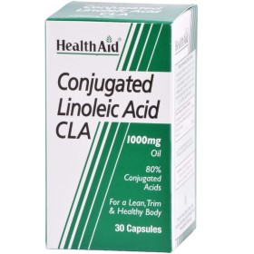 HEALTH AID  Conjugated Linoleic Acid (CLA) 1000mg για Καύση του Λίπους 30 Κάψουλες