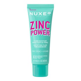 Nuxe Zinc Power Mattifying Fluid Pore Minimizer Κρέμα Ελαφριάς Υφής για Μείωση των Πόρων & Ματ Αποτέλεσμα 40ml
