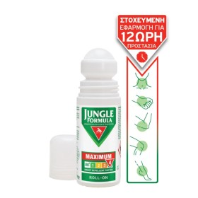 Jungle Formula Maximum Απωθητικό Roll-On Κουνουπιών 50ml
