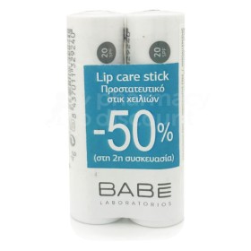 BABE LABORATORIOS Essentials Lip Care SPF20 Ενυδατικό Stick Χειλιών 2x4g