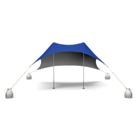 Terramare Salty Tribe Ελαστική Τέντα Παραλίας Aeolians 2x2m Blackout Royal Blue