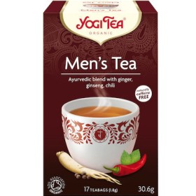 YOGI TEA Mens Tea Βιολογικό Τσάι Τόνωσης για τον Άνδρα 17 Φακελάκια 30.6g
